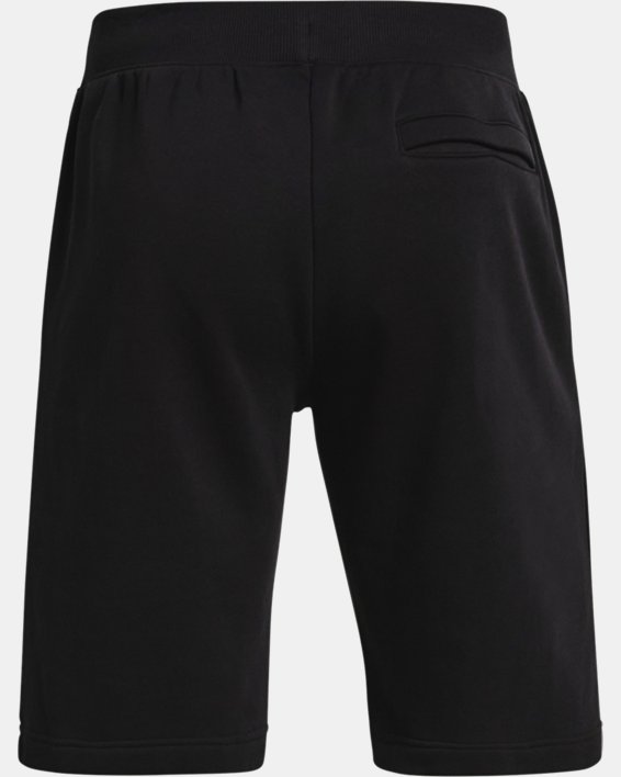 Herren UA Rival Fleece Shorts, Black, pdpMainDesktop image number 5